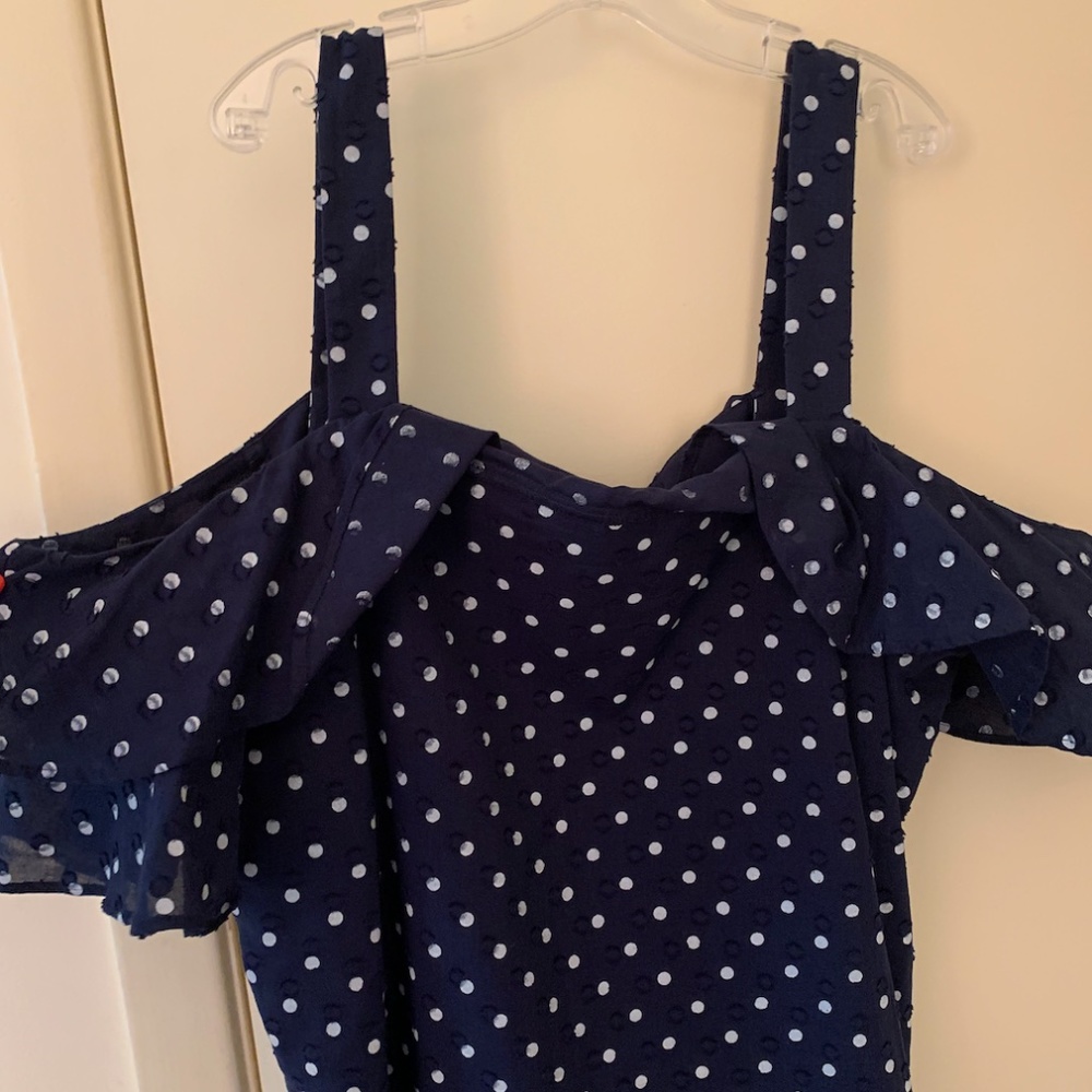 J-Crew Polka-Dot Blouse
